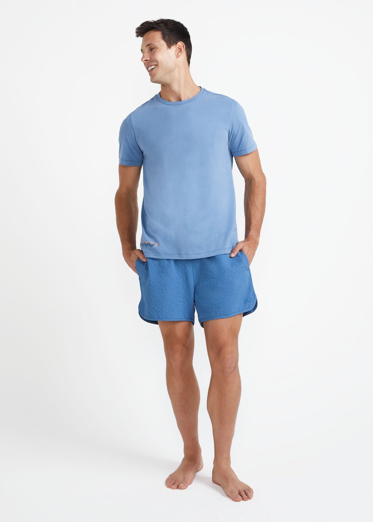 Kurze Textur-Shorts für Herren