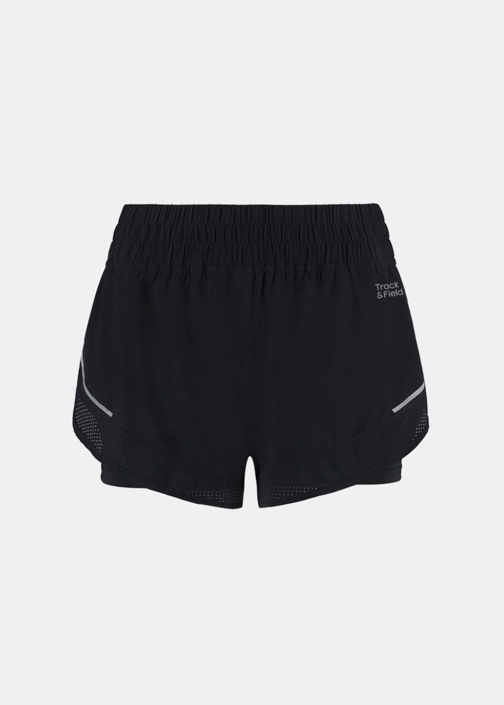 Pantalones cortos reflectantes láser para mujer