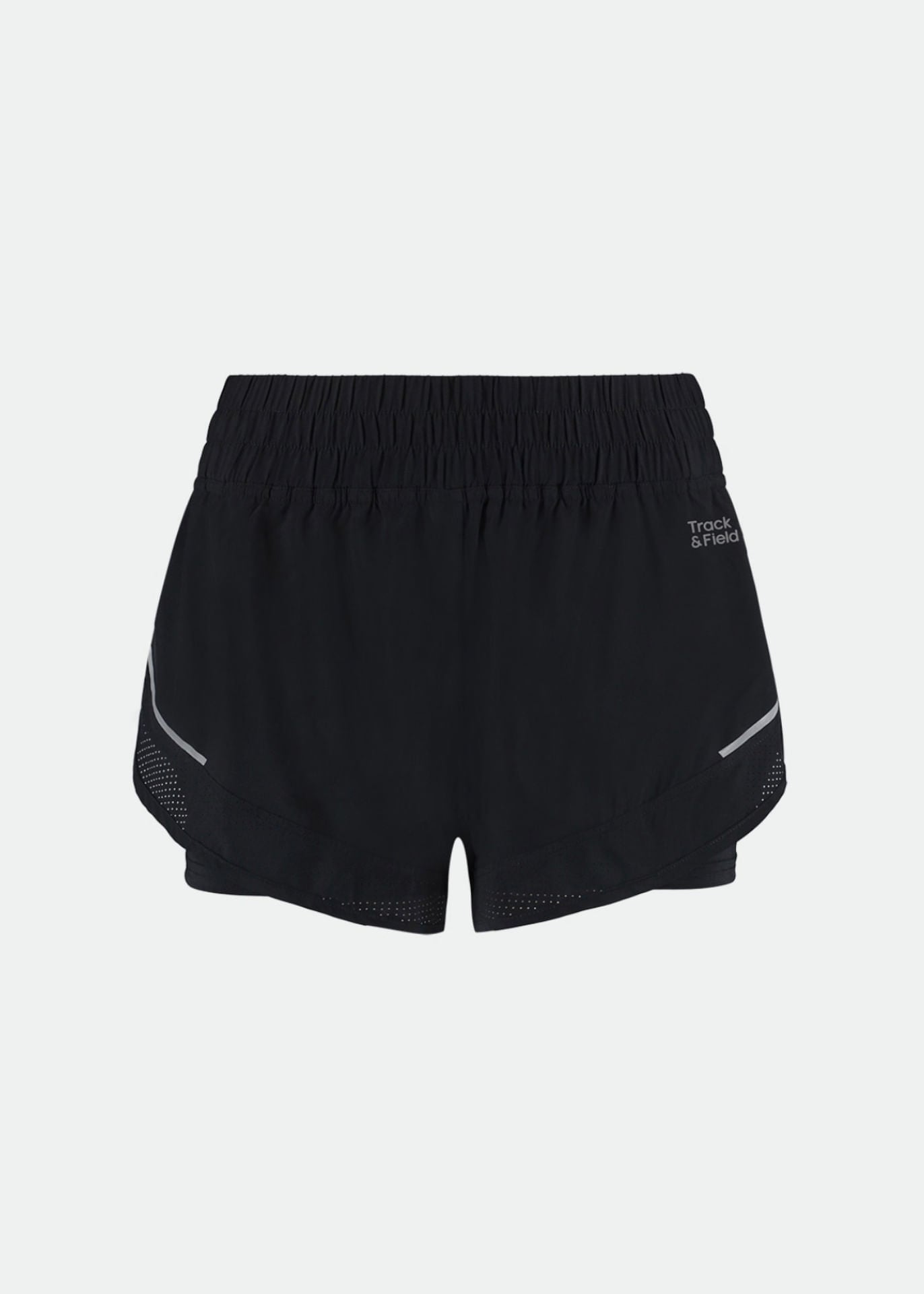 Pantalones cortos reflectantes láser para mujer