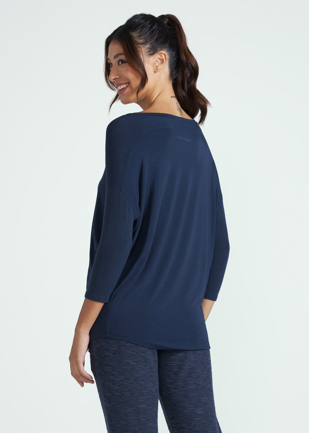T-shirt chauve-souris à manches longues pour femmes