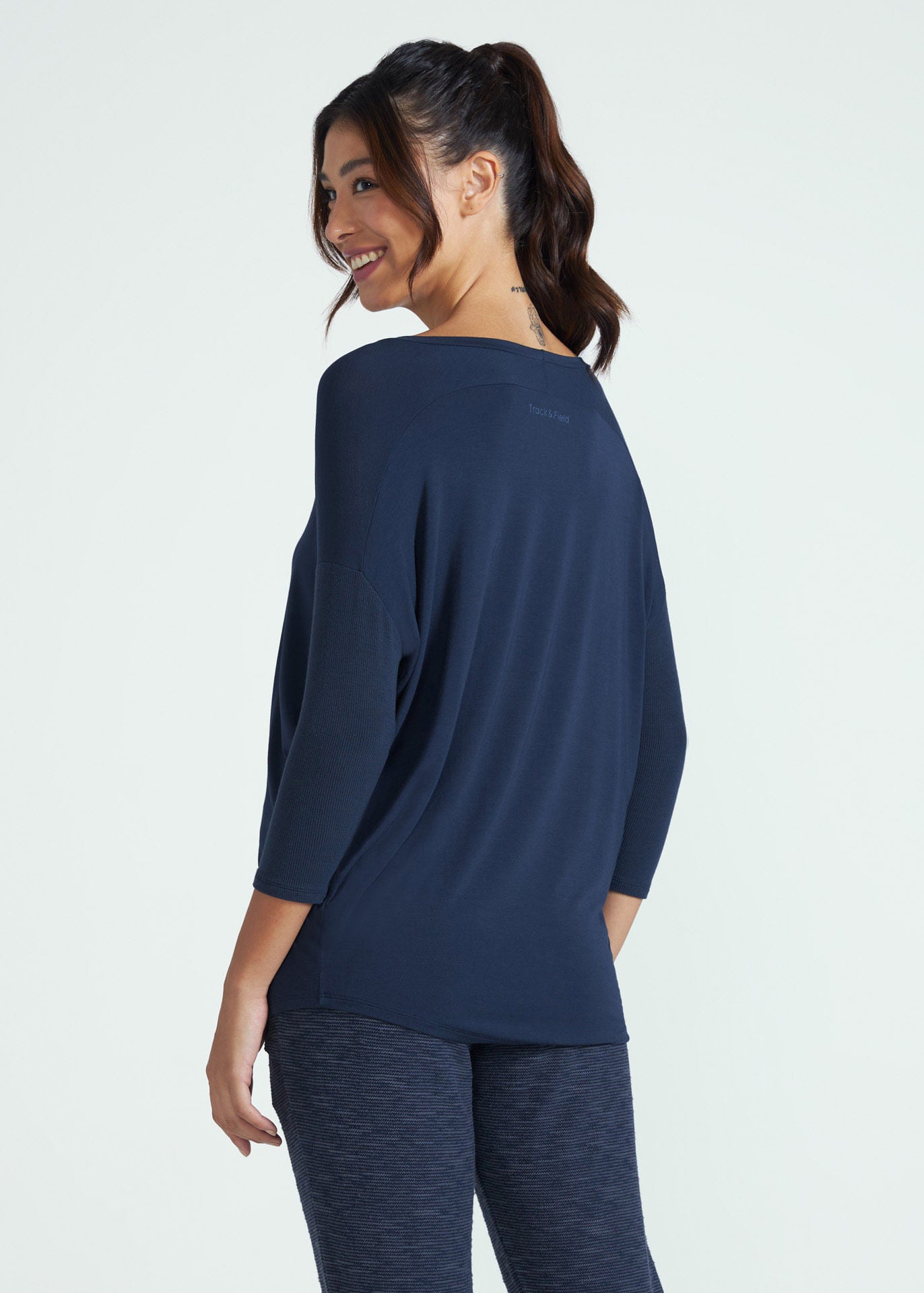 T-shirt chauve-souris à manches longues pour femmes