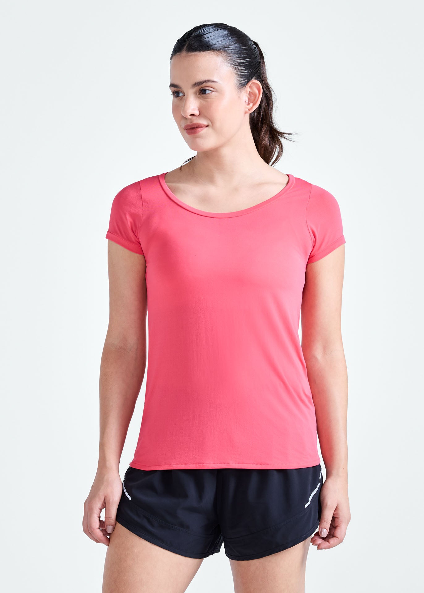 Thermodry u Kurzarm-Damen-T-Shirt