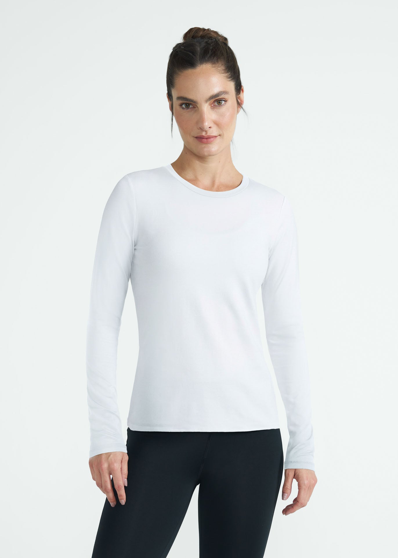 T-shirt Mulher Manga Longa Térmica