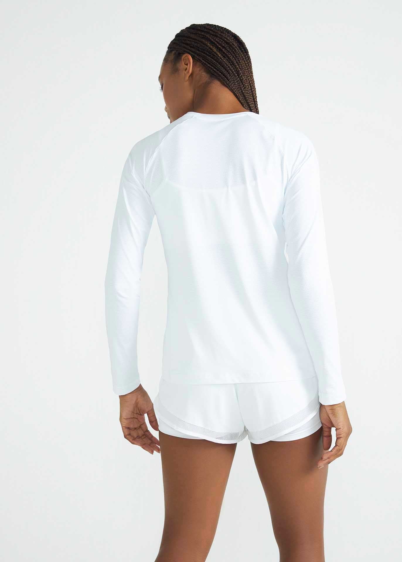 T-shirt en maille anti-UV à manches longues pour femmes