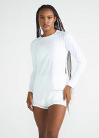 T-shirt en maille anti-UV à manches longues pour femmes