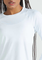T-shirt en maille anti-UV à manches longues pour femmes