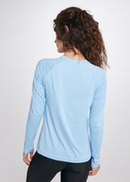 T-shirt Mulher Manga Longa Uv Mesh Celestial