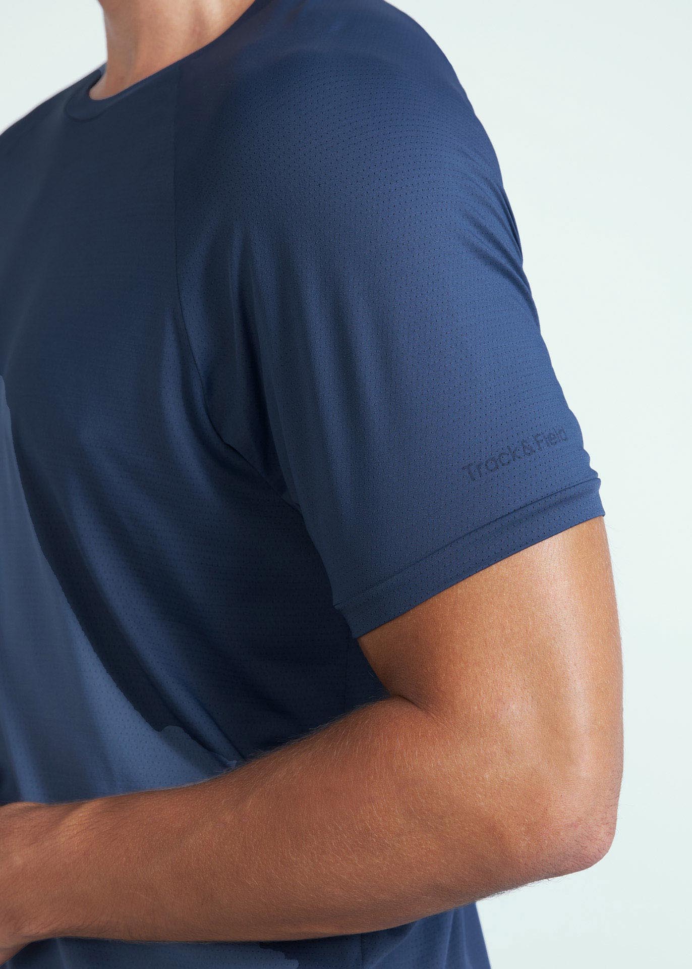 Camiseta de manga corta de malla UV para hombre