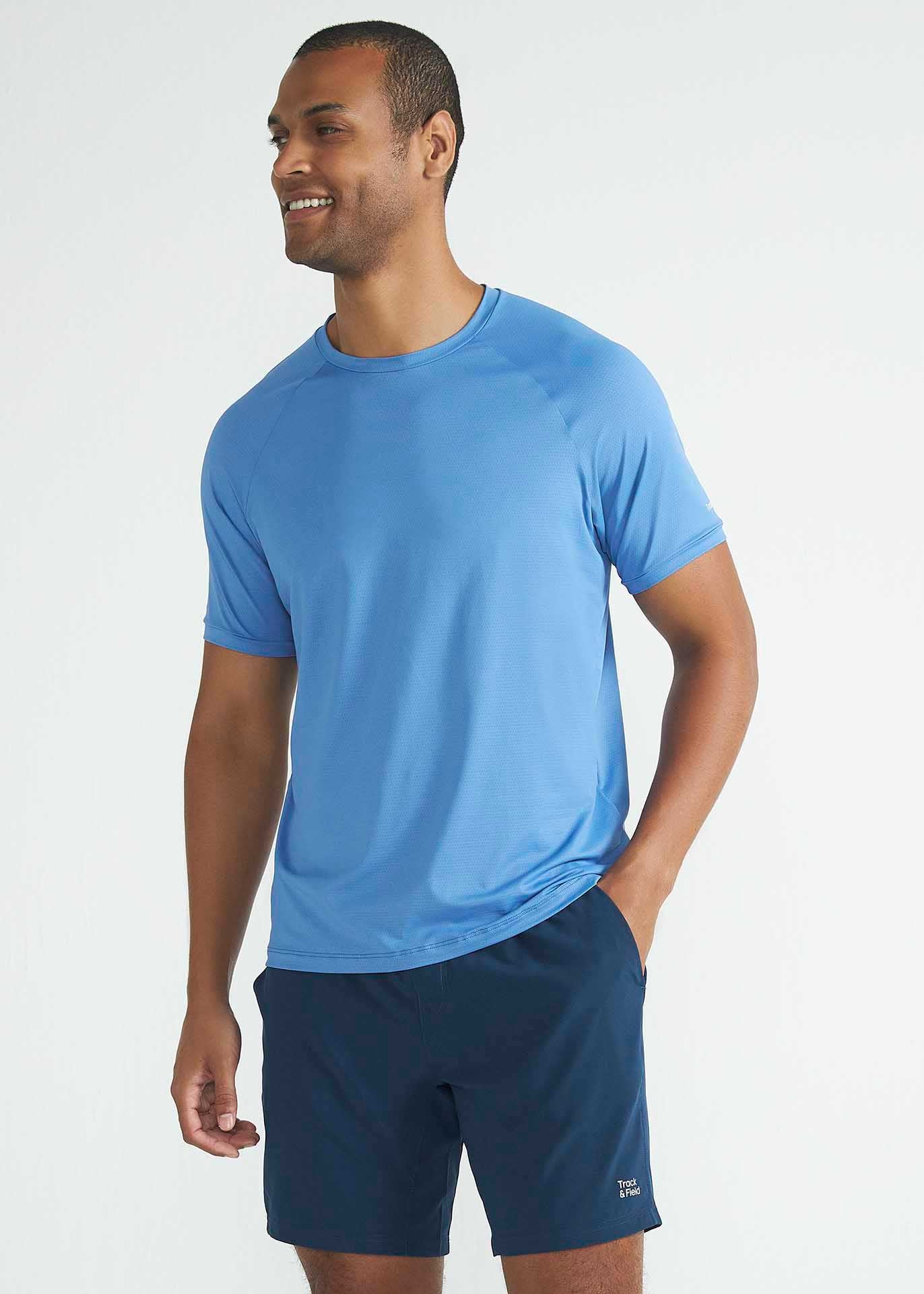 T-shirt en maille anti-UV à manches courtes pour hommes