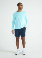 Langärmliges UV-Mesh-T-Shirt für Herren
