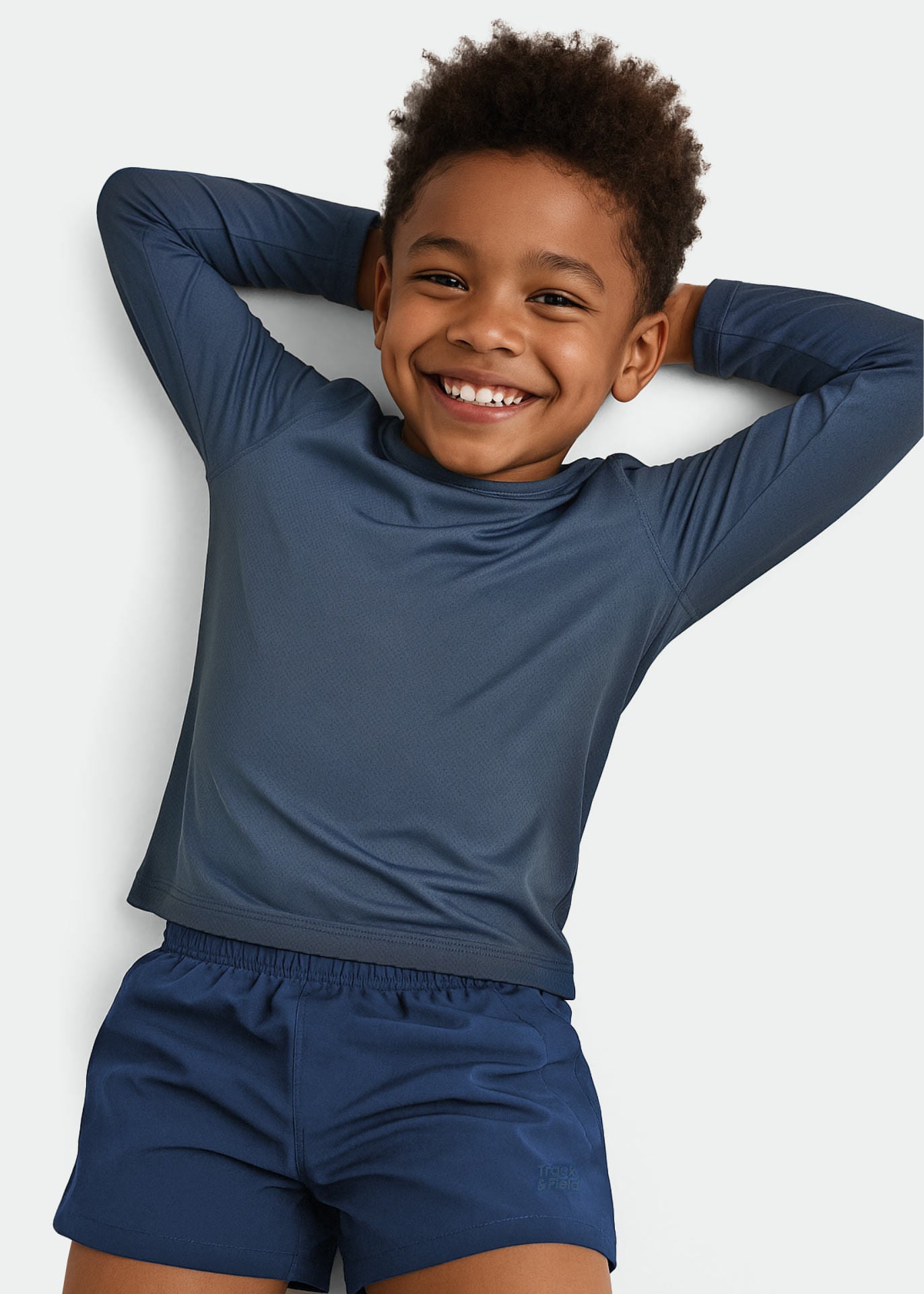 T-shirt unisexe pour enfants, manches longues, maille UV