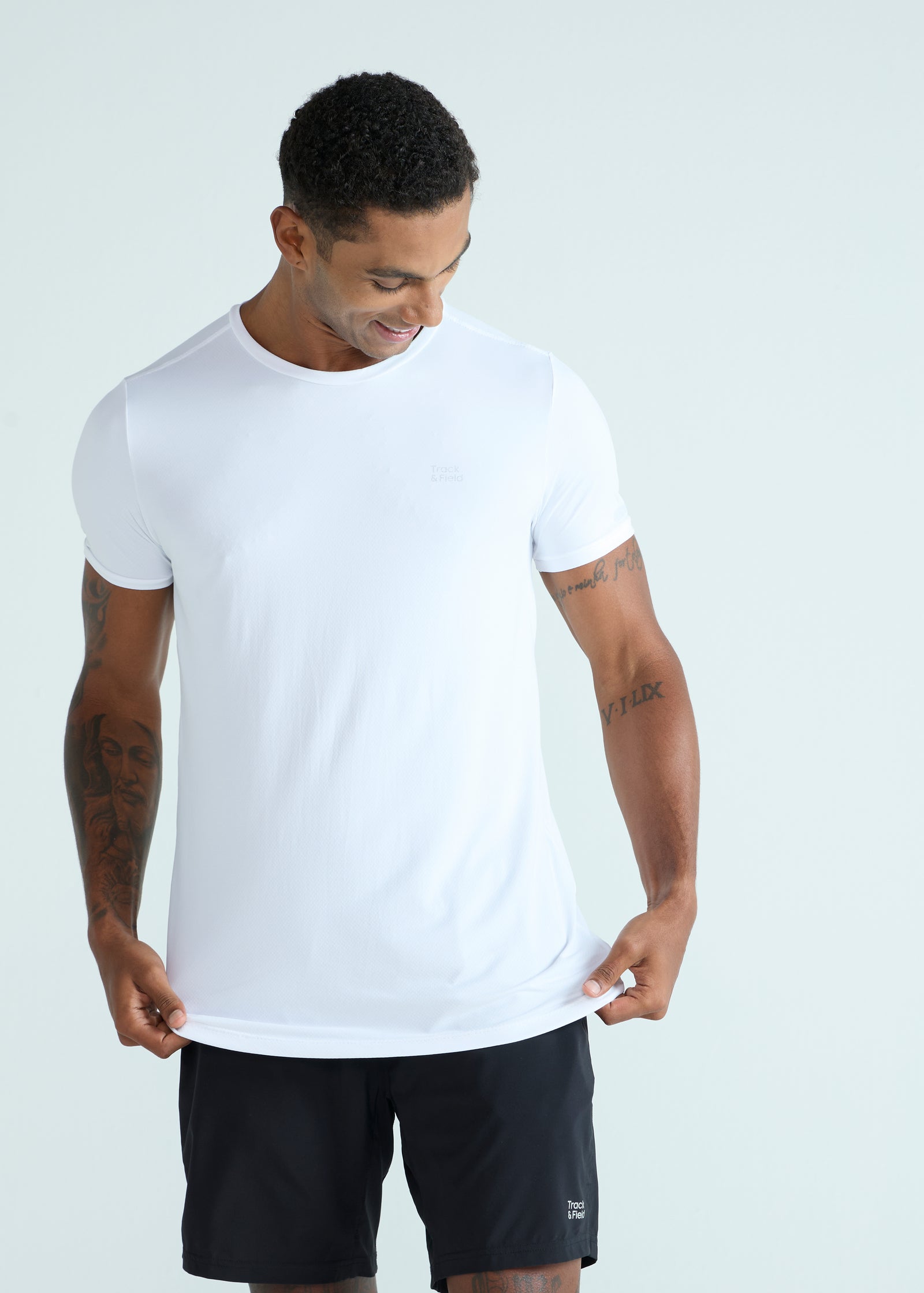 Kurzärmliges Sport-T-Shirt für Herren