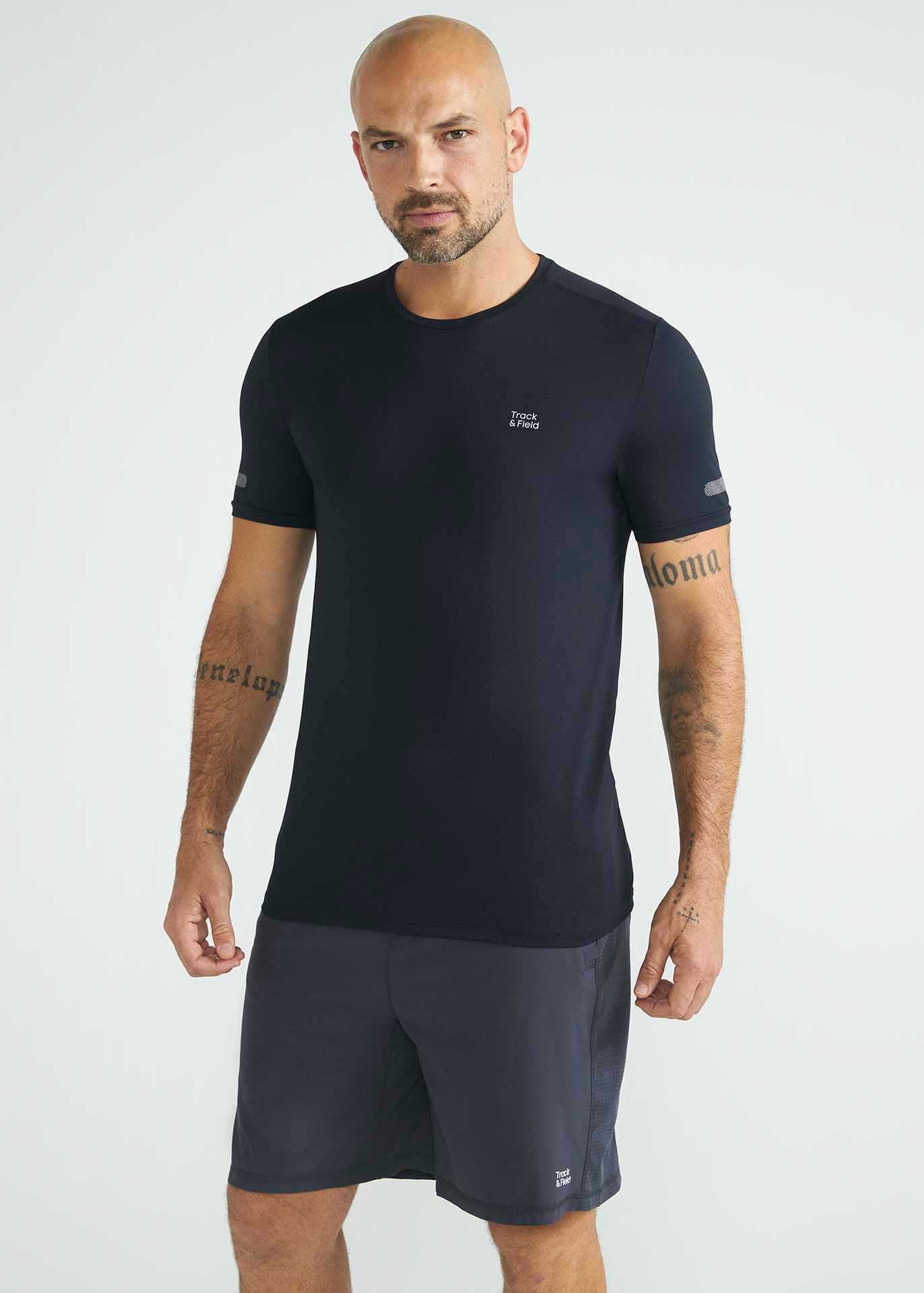 Kurzärmliges Sport-T-Shirt für Herren
