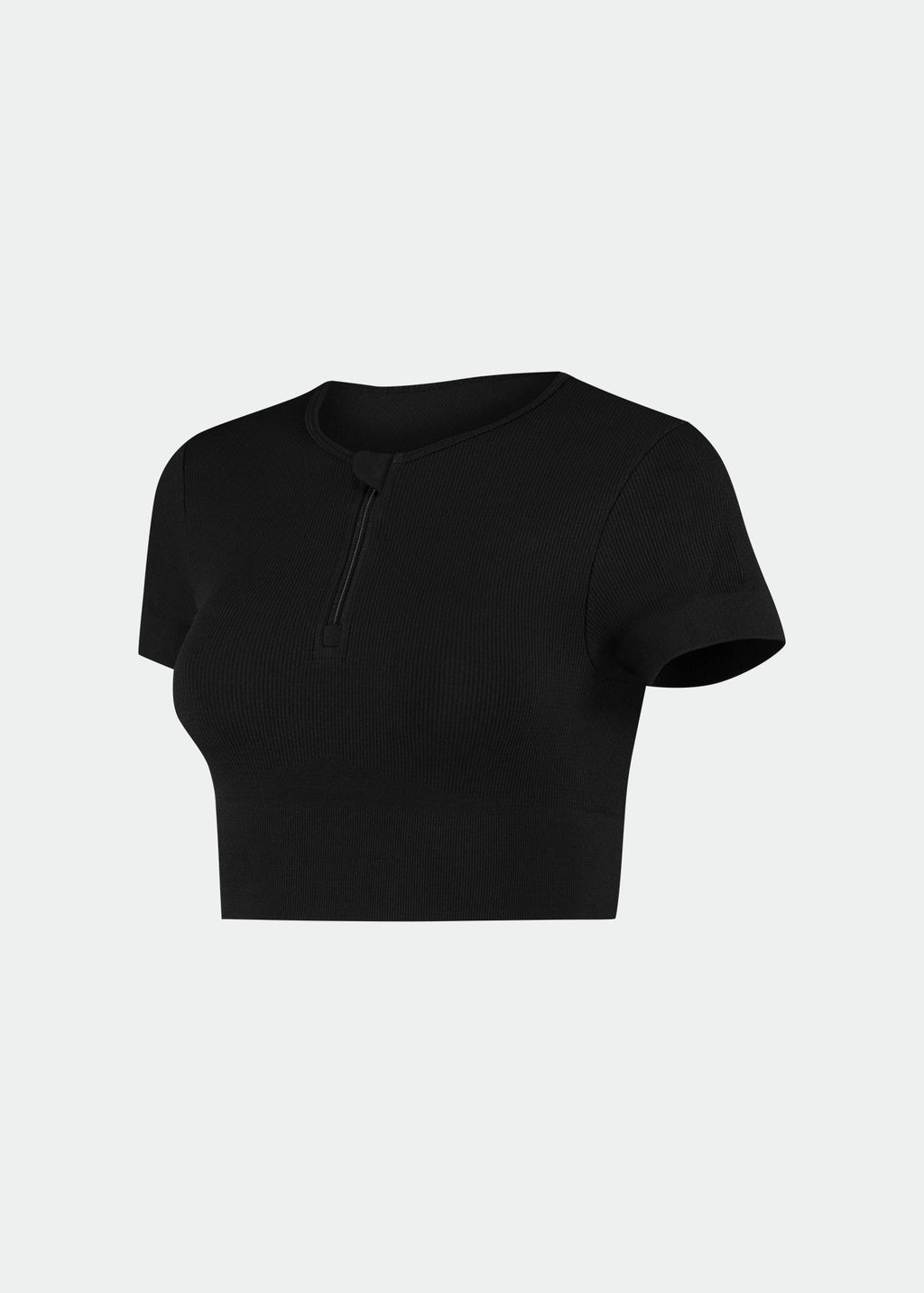 T-Shirt Mulher Manga Curta Skin Cropped