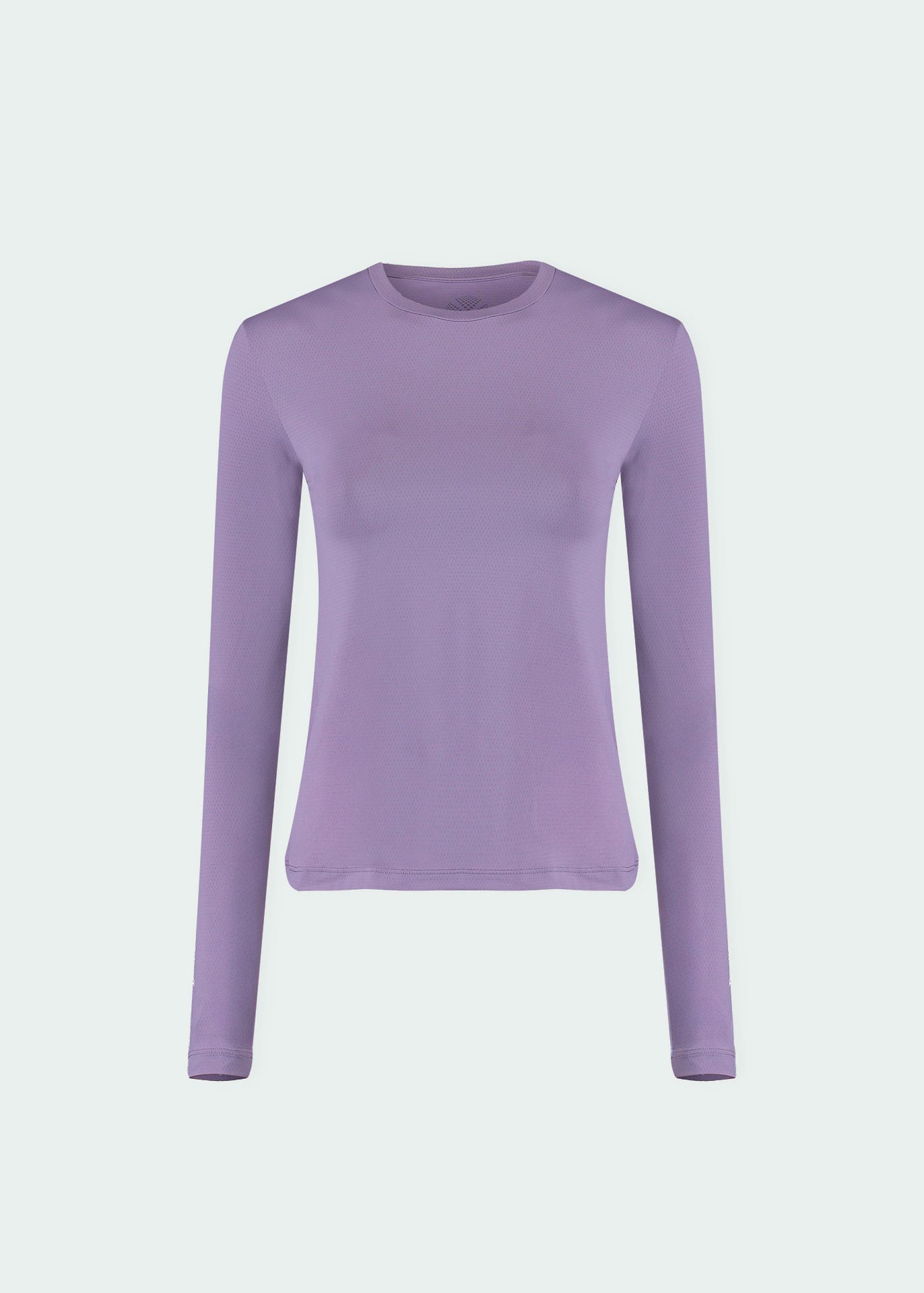 Camiseta de manga larga de malla UV para mujer