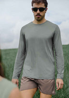 T-Shirt Homem Manga Longa Uv Mesh
