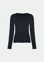 T-shirt Mulher Manga Longa Overlocada
