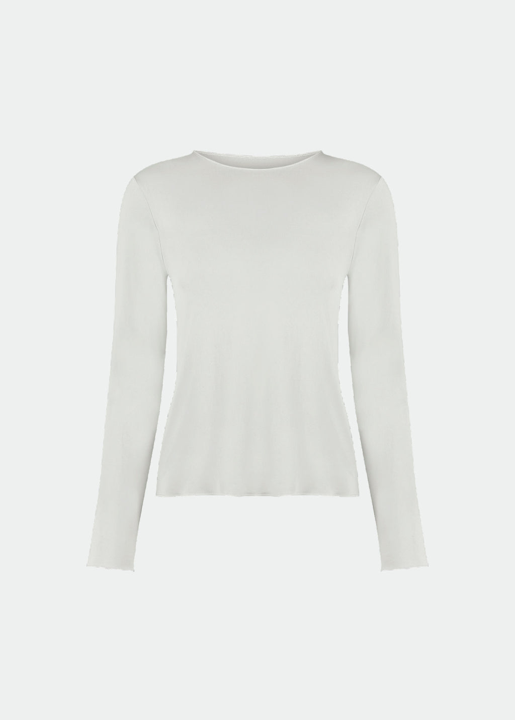T-shirt Mulher Manga Longa Overlocada