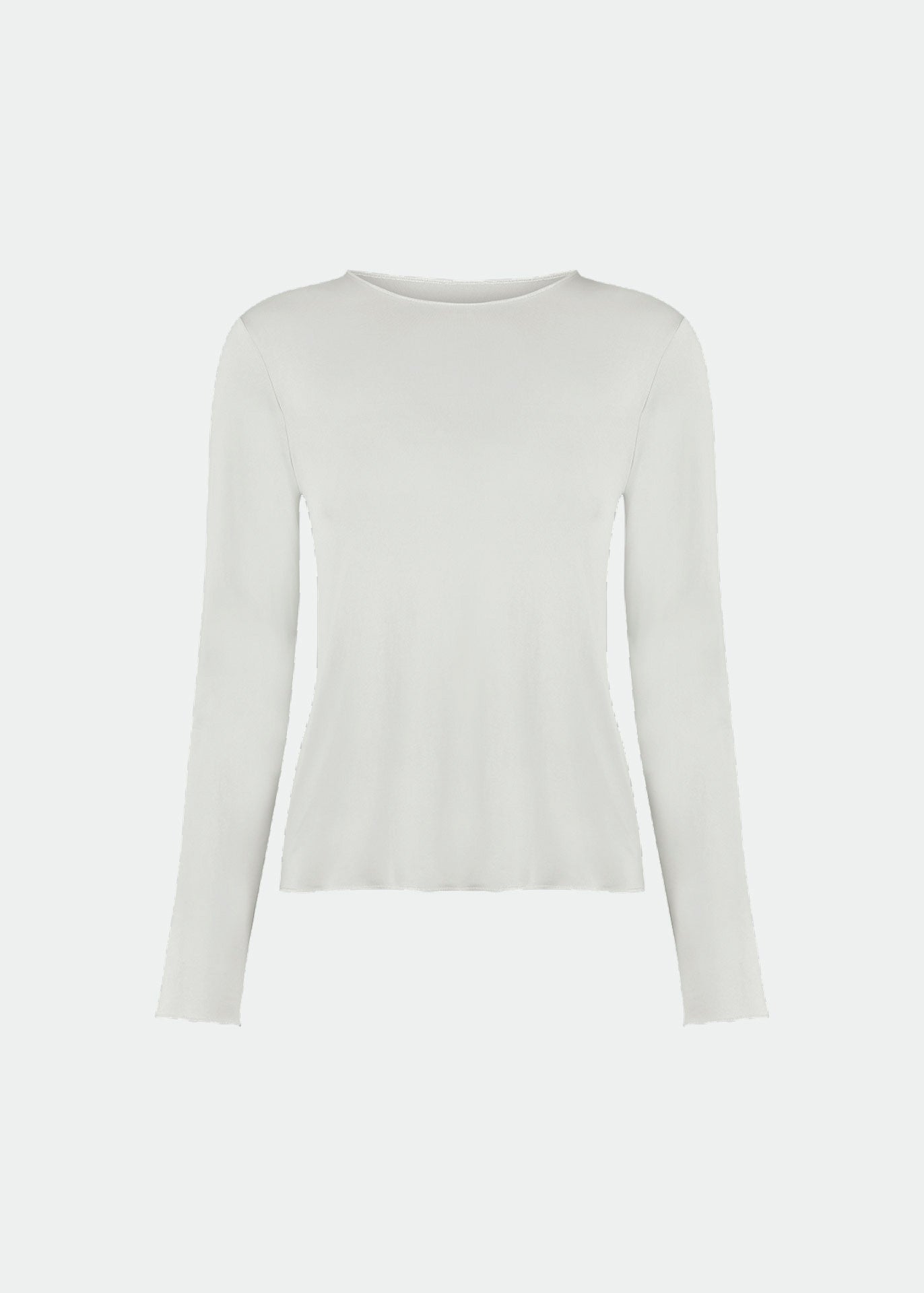 T-shirt Mulher Manga Longa Overlocada