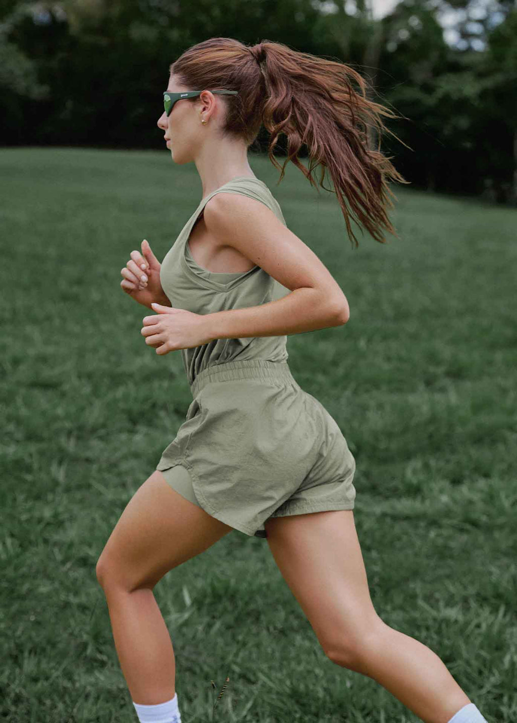 T-shirt de course sans manches pour femmes