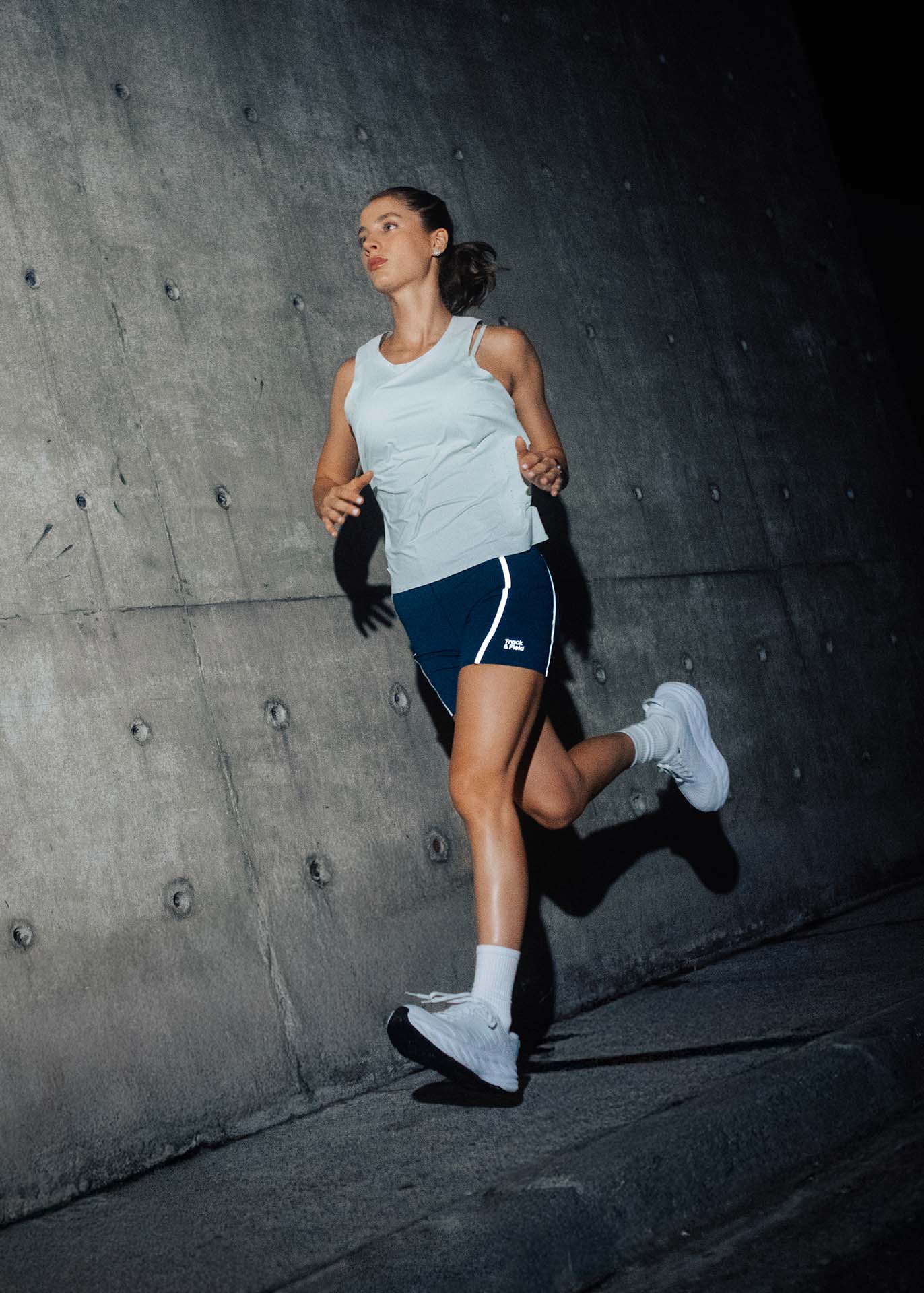Schmale reflektierende Shorts für Damen