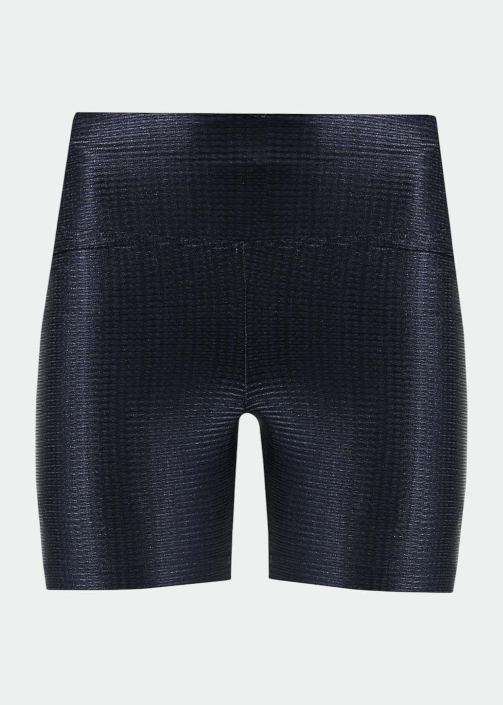 Slim-Shorts für Damen mit Textur und Glitzer