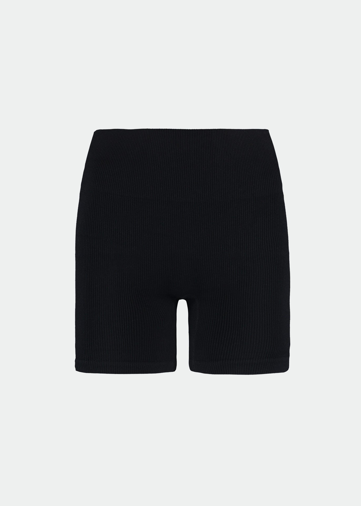 Pantalones cortos de canalé suave de piel delgada para mujer
