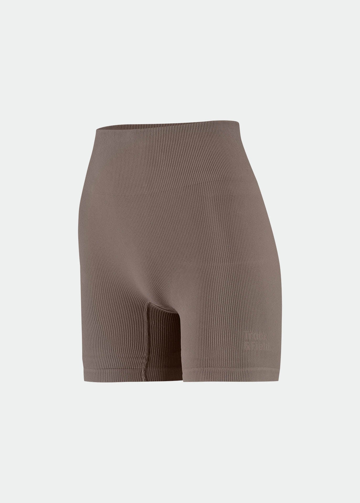 Women's Slim Skin Soft Rib Shorts