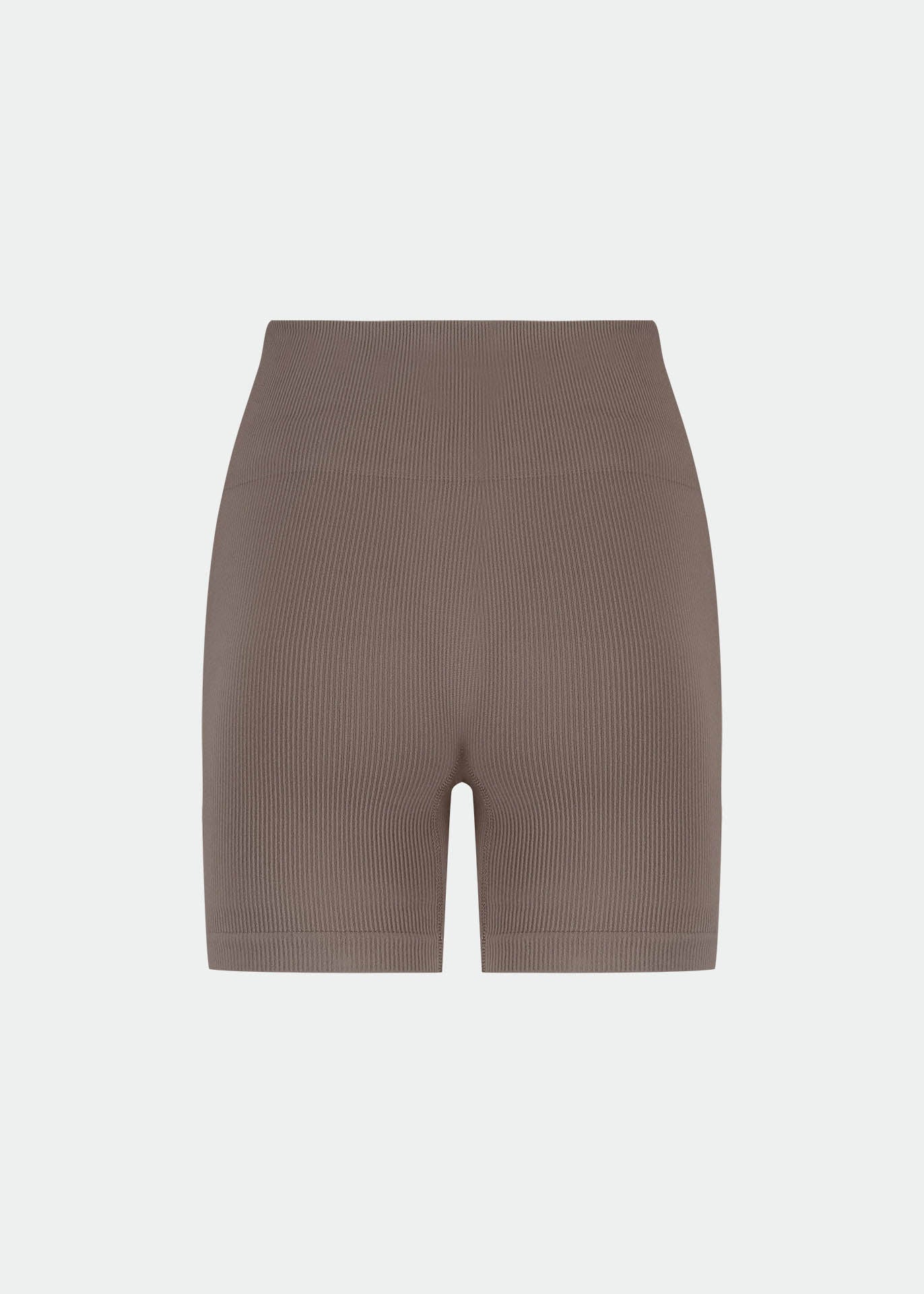 Women's Slim Skin Soft Rib Shorts