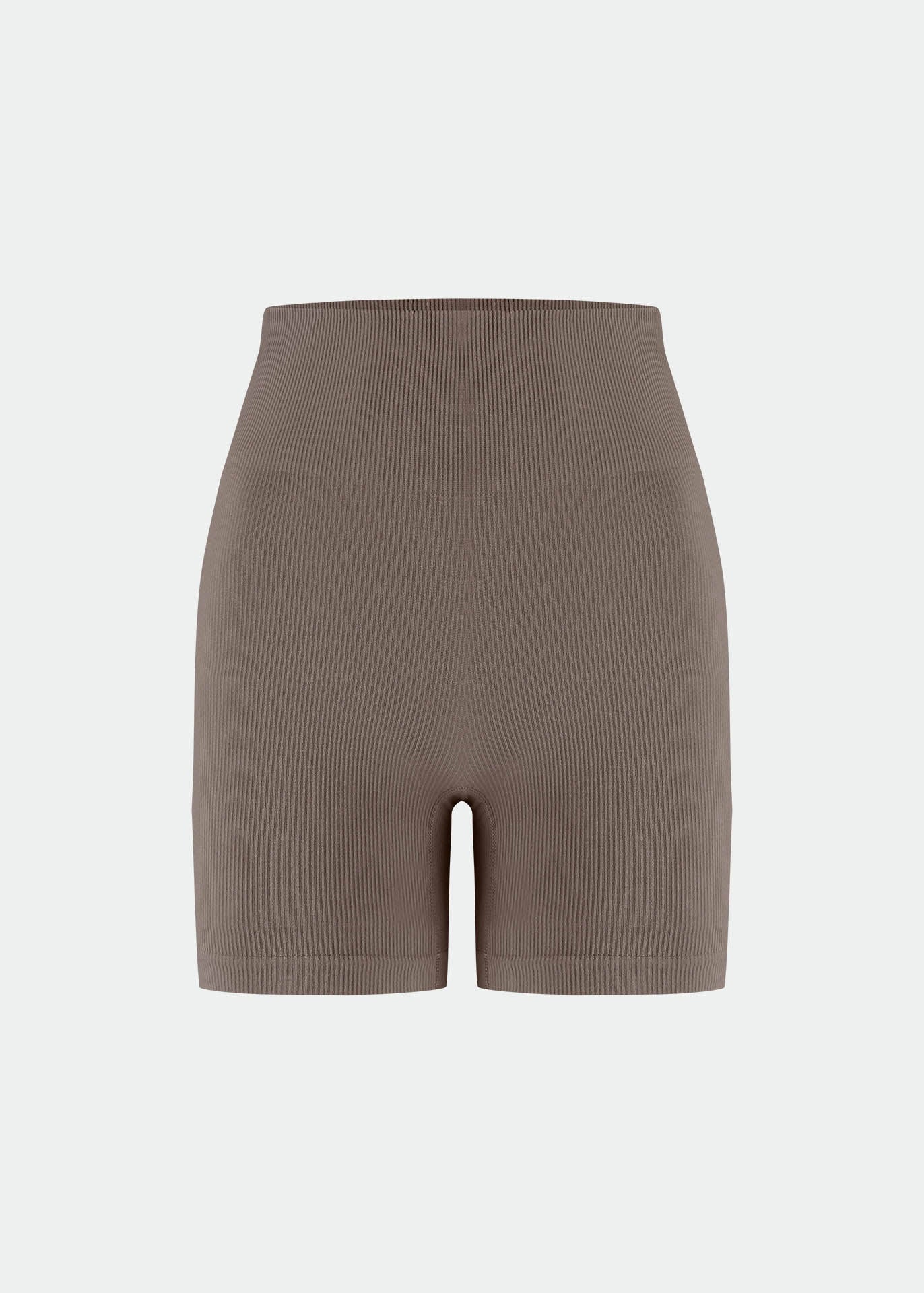 Women's Slim Skin Soft Rib Shorts