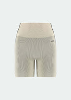 Short slim à rayures cutanées pour femmes