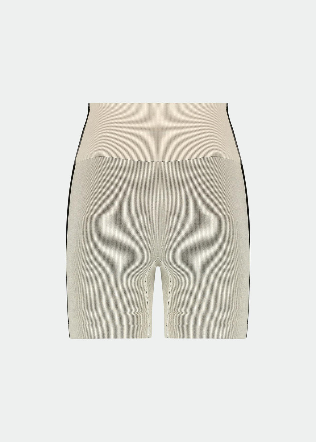 Short slim à rayures cutanées pour femmes