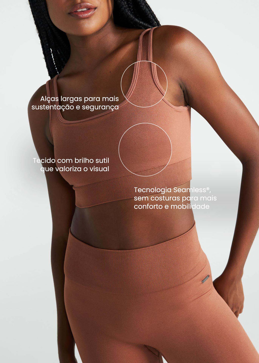 Resplandor de piel de mujer superior