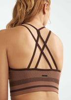 Top con textura de piel para mujer