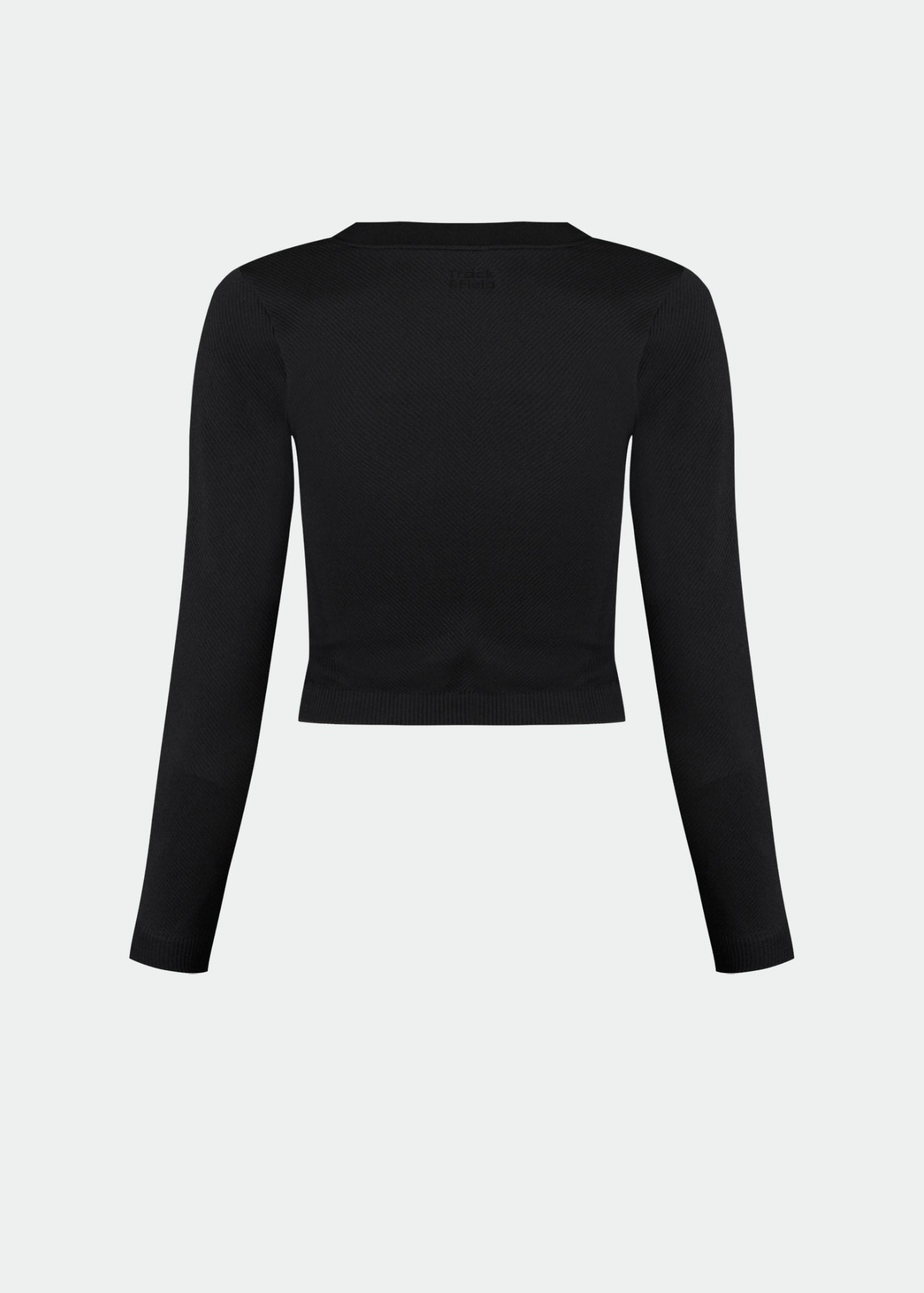 Top Mulher Manga Longa Skin Traces