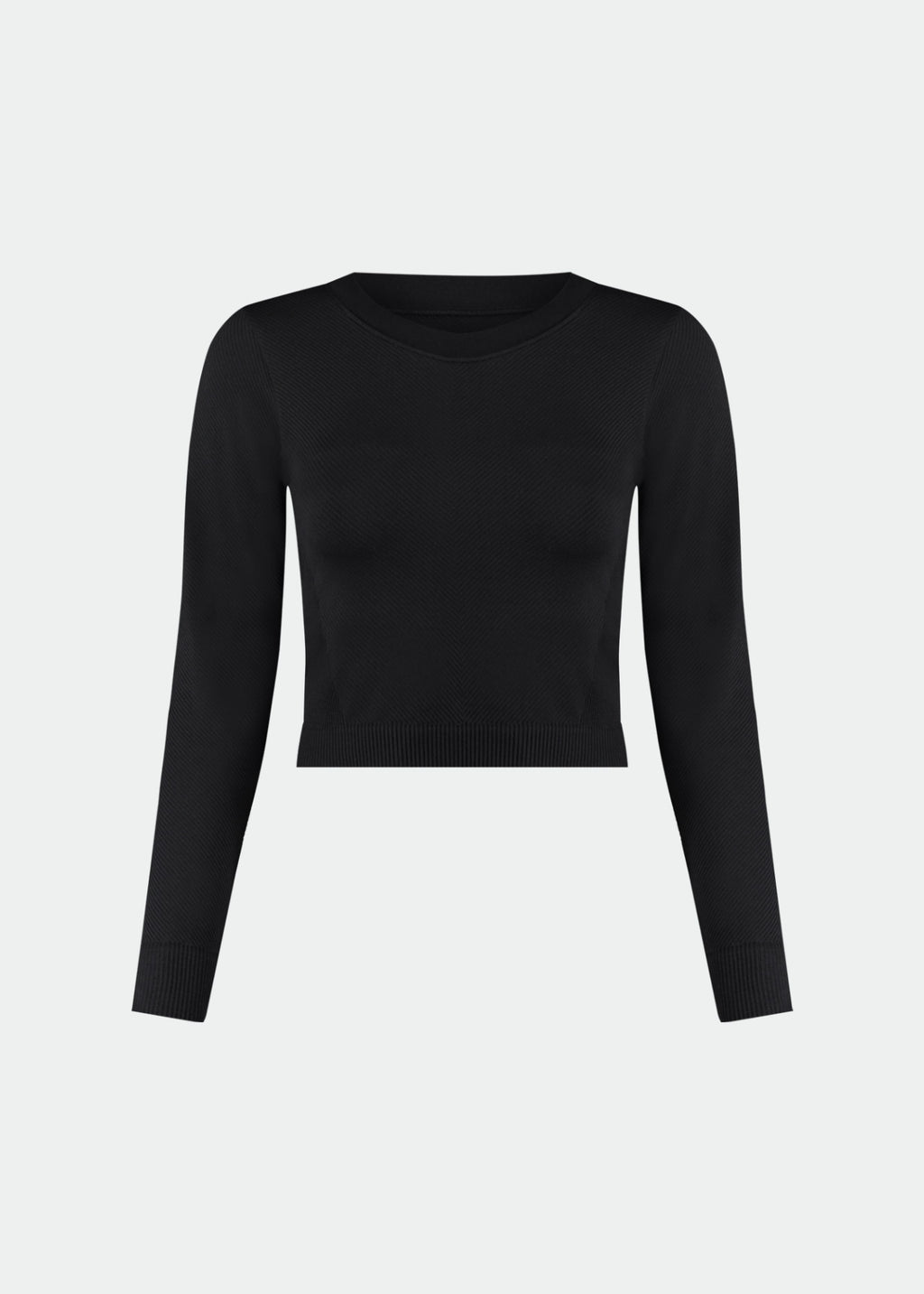 Top Mulher Manga Longa Skin Traces