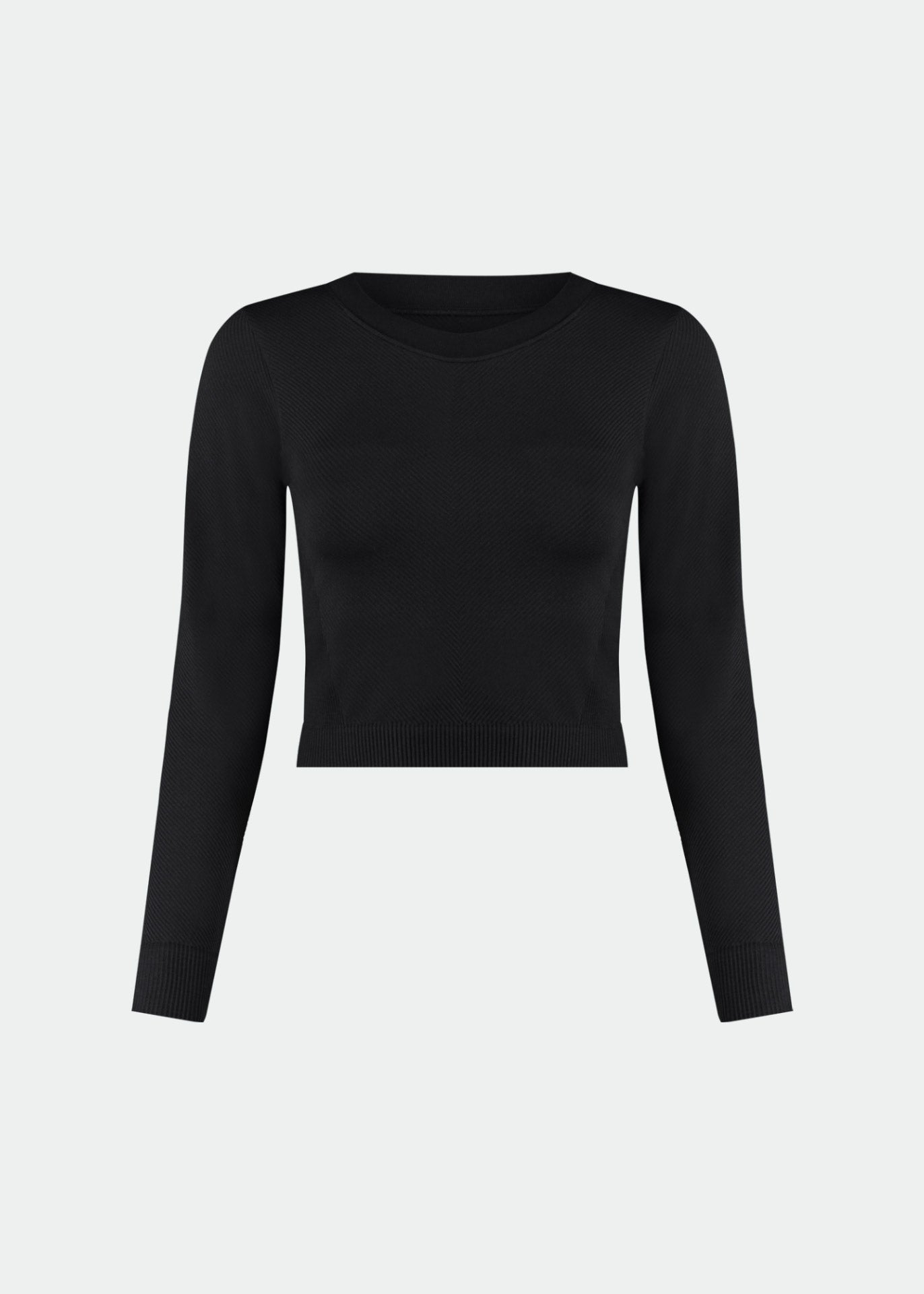 Top Mulher Manga Longa Skin Traces