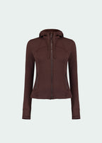 Chaqueta con capucha para mujer