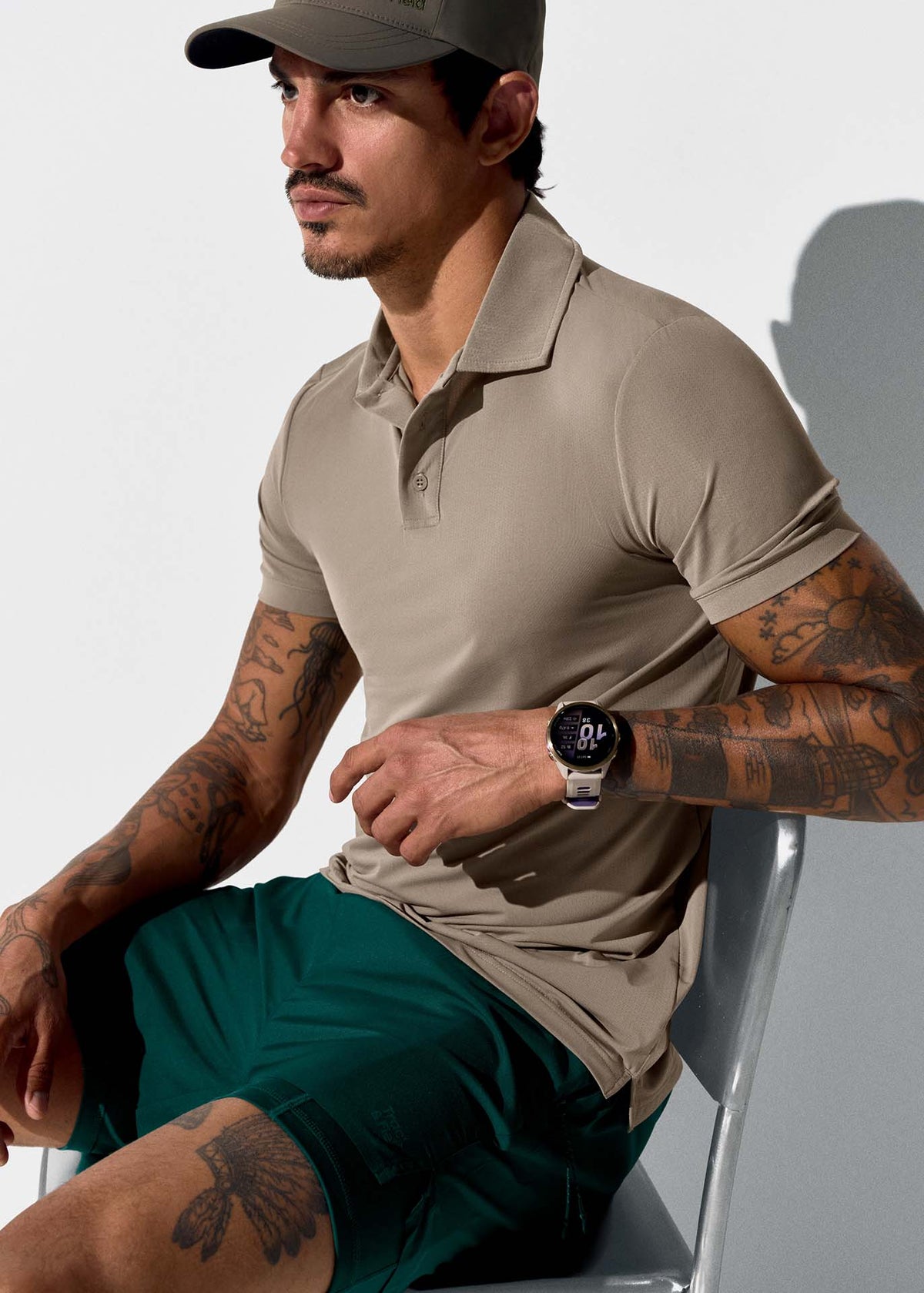 Polo Homem Manga Curta Pima Premium