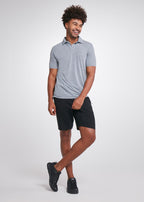 Polo en maille fine pour hommes