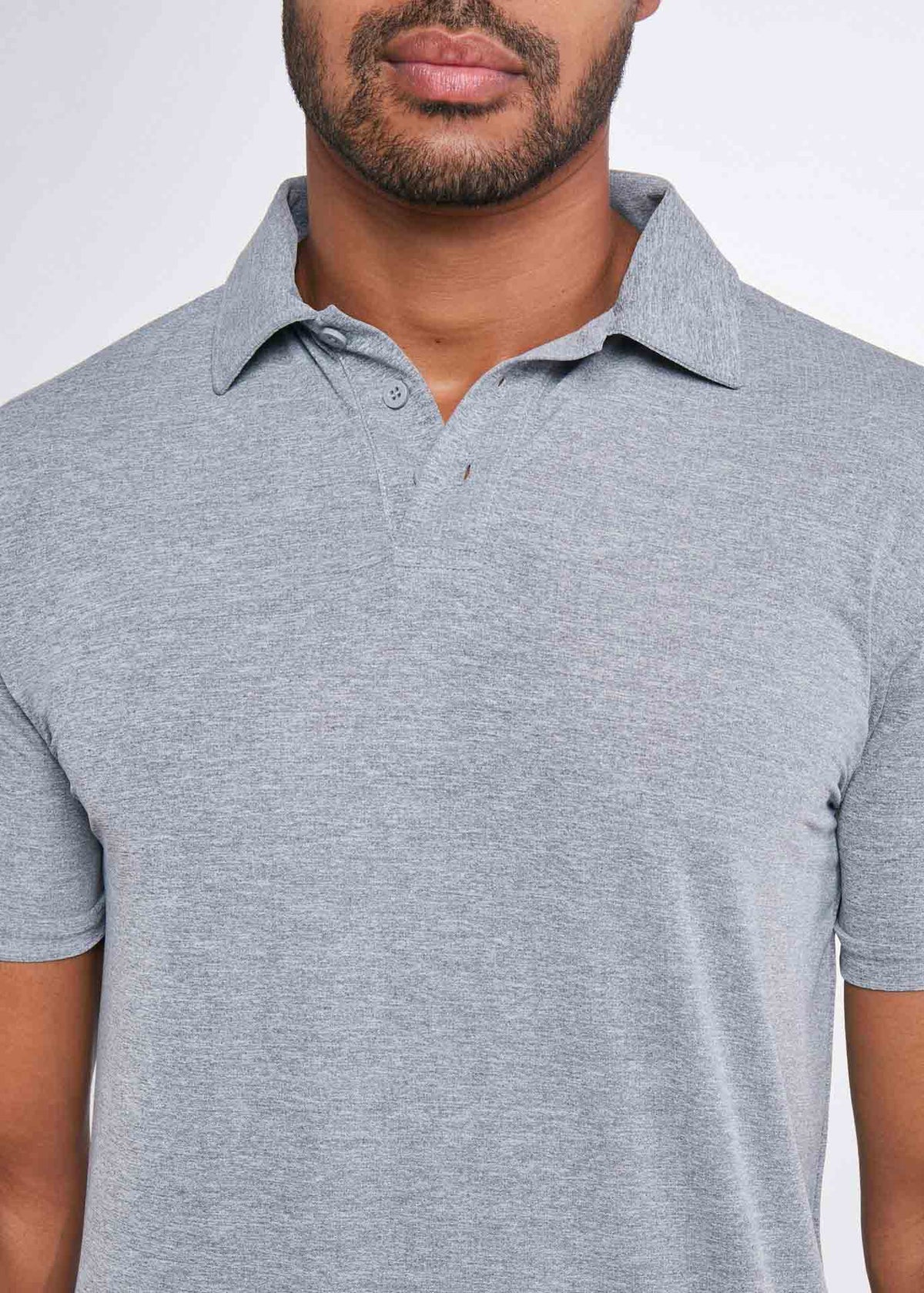 Polo en maille fine pour hommes