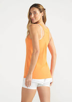 Camiseta básica sin mangas para mujer