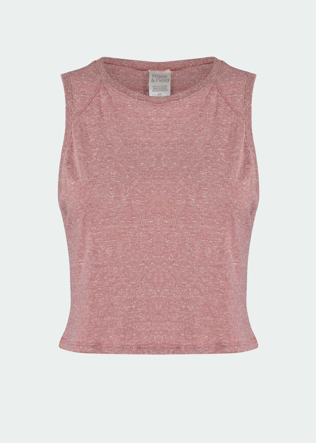 T-Shirt Mulher Sem Manga Cropped