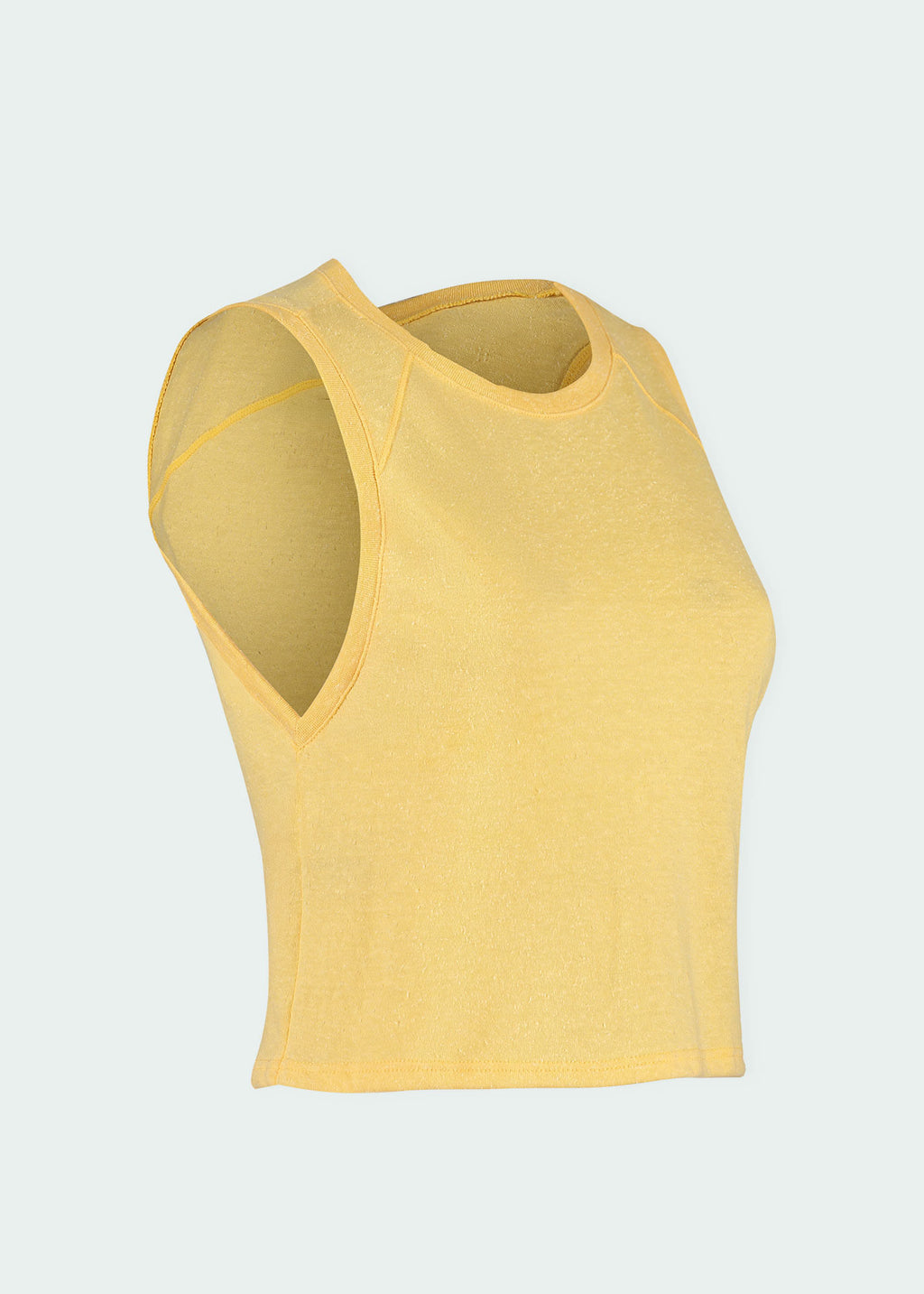 Women's Cropped Sleeveless T-Shirt