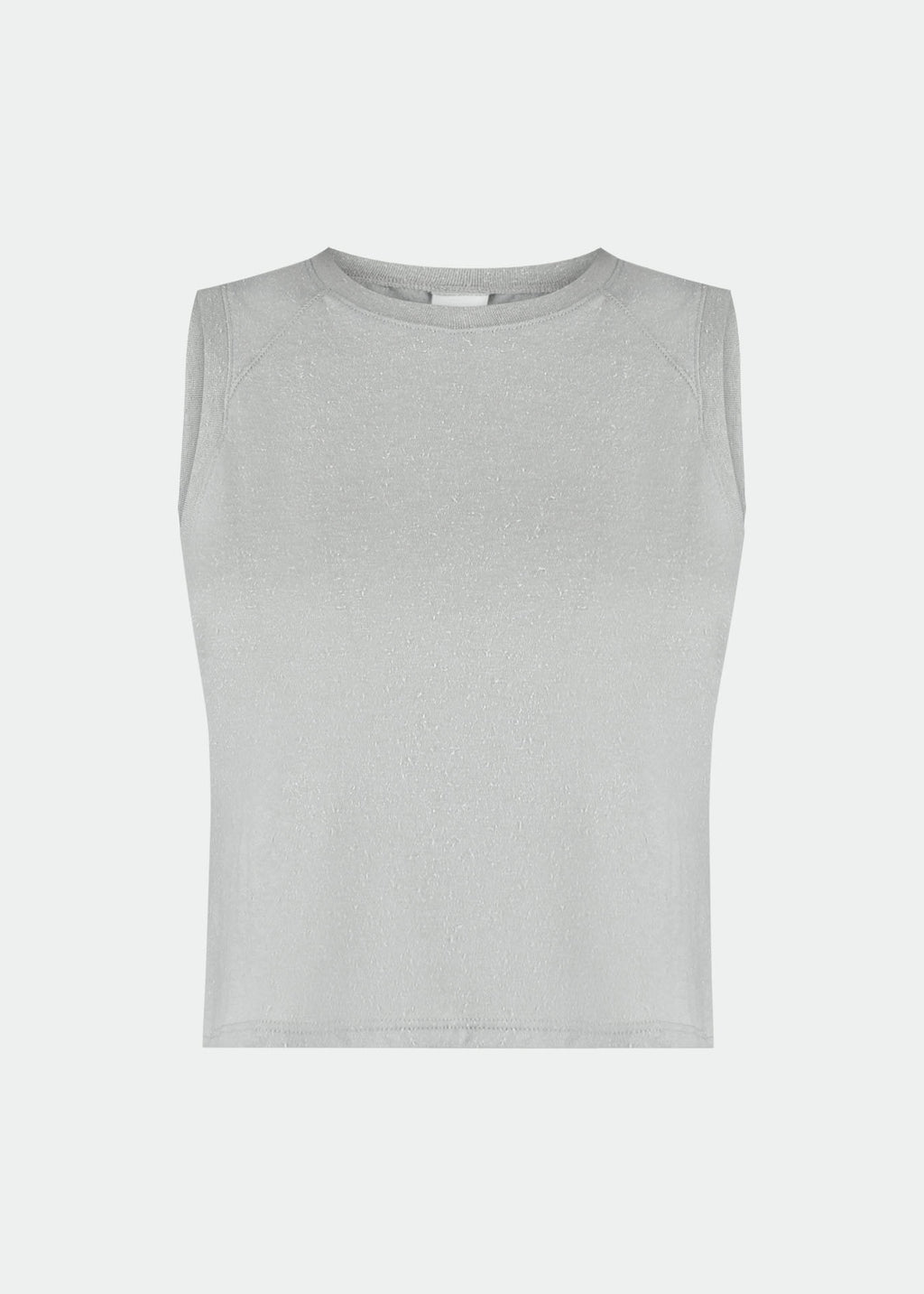 Camiseta corta sin mangas para mujer