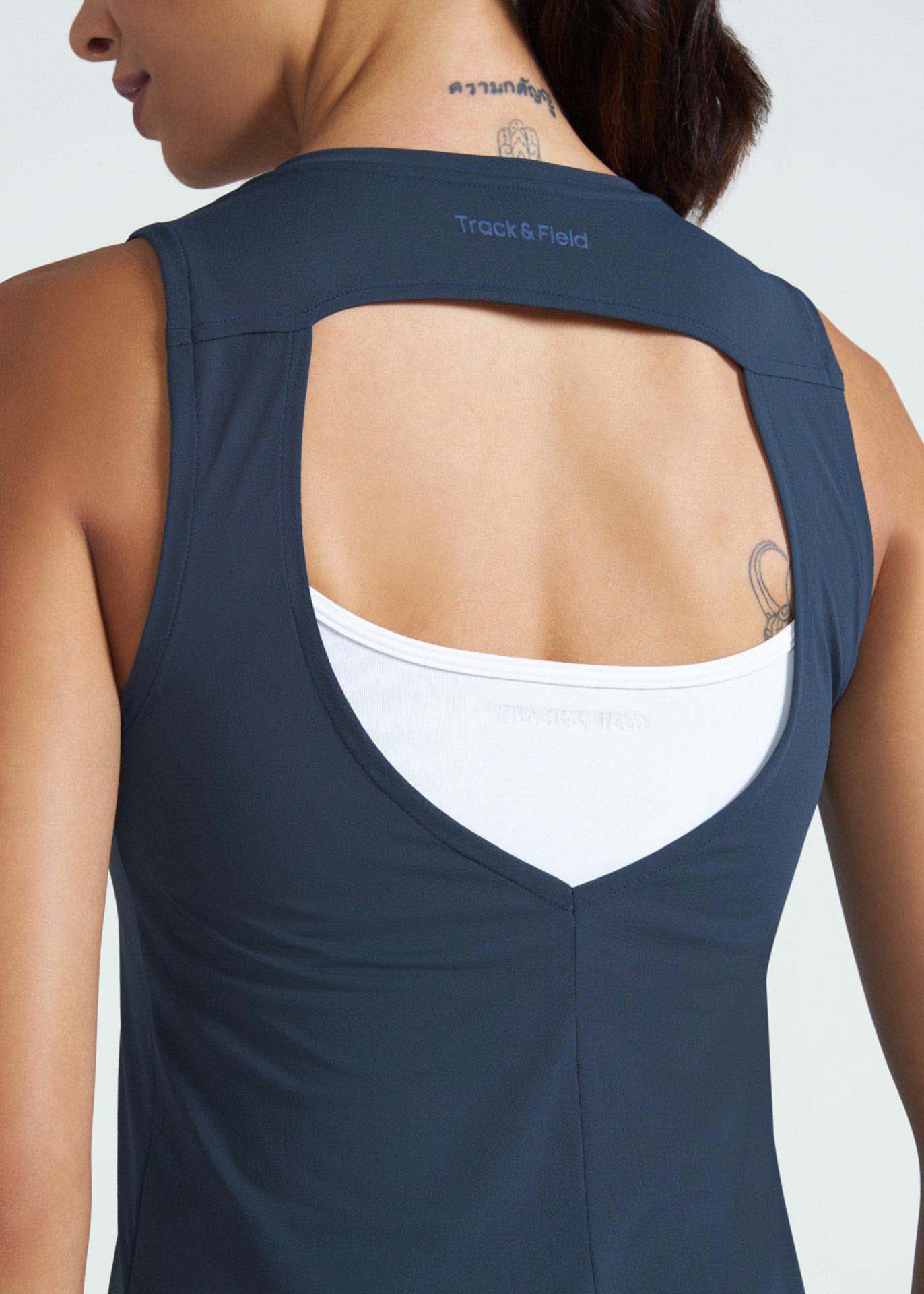 Camiseta sin mangas para mujer V