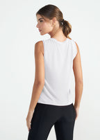 Ärmelloses Lauf-T-Shirt für Damen