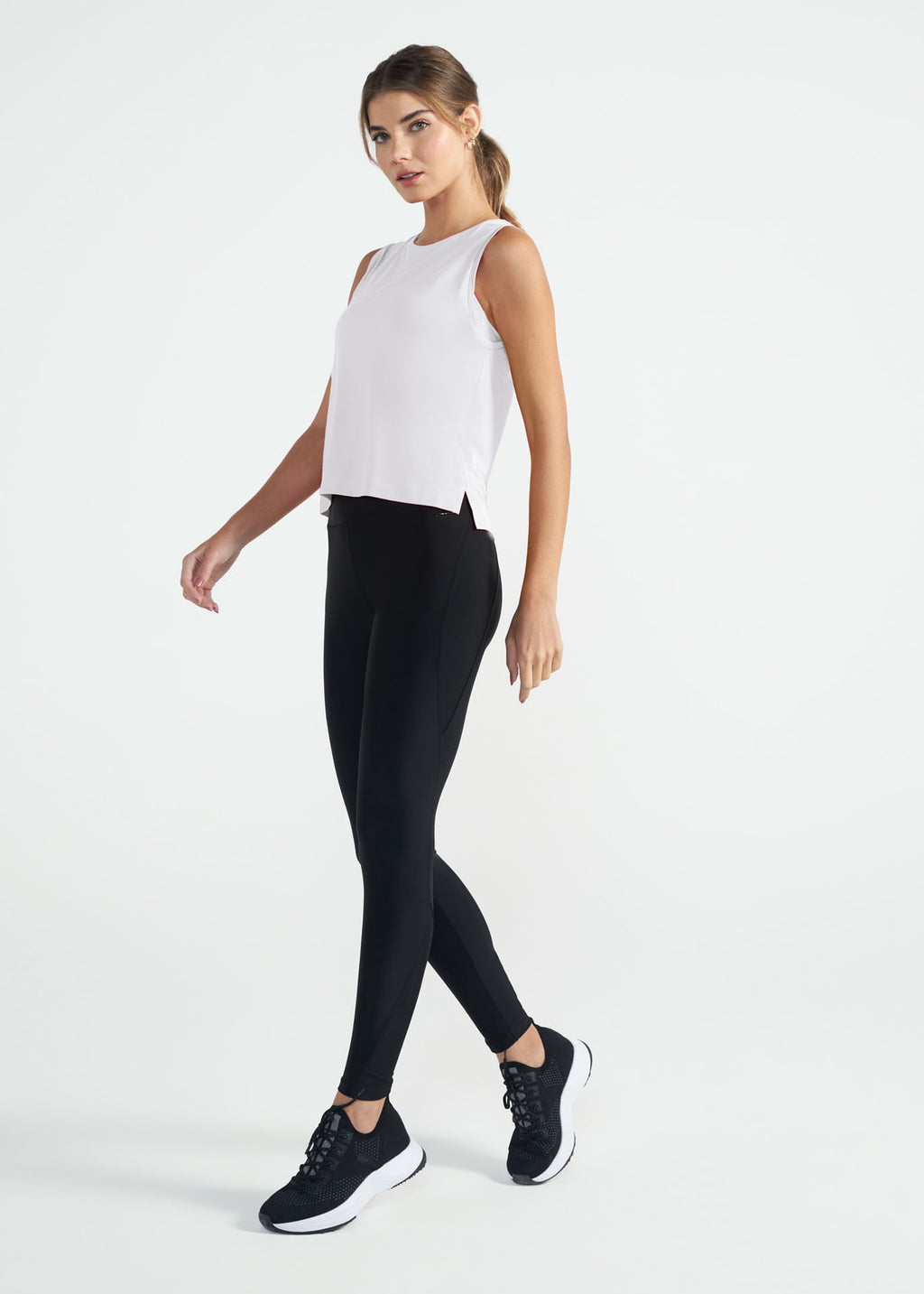 Ärmelloses Lauf-T-Shirt für Damen