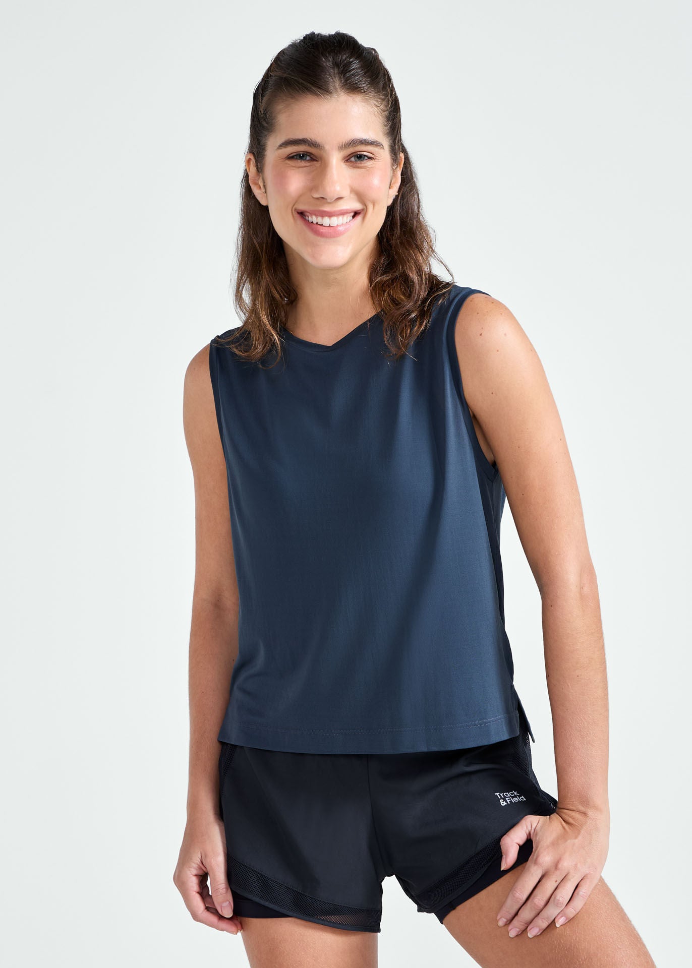 T-Shirt Mulher Sem Manga Run