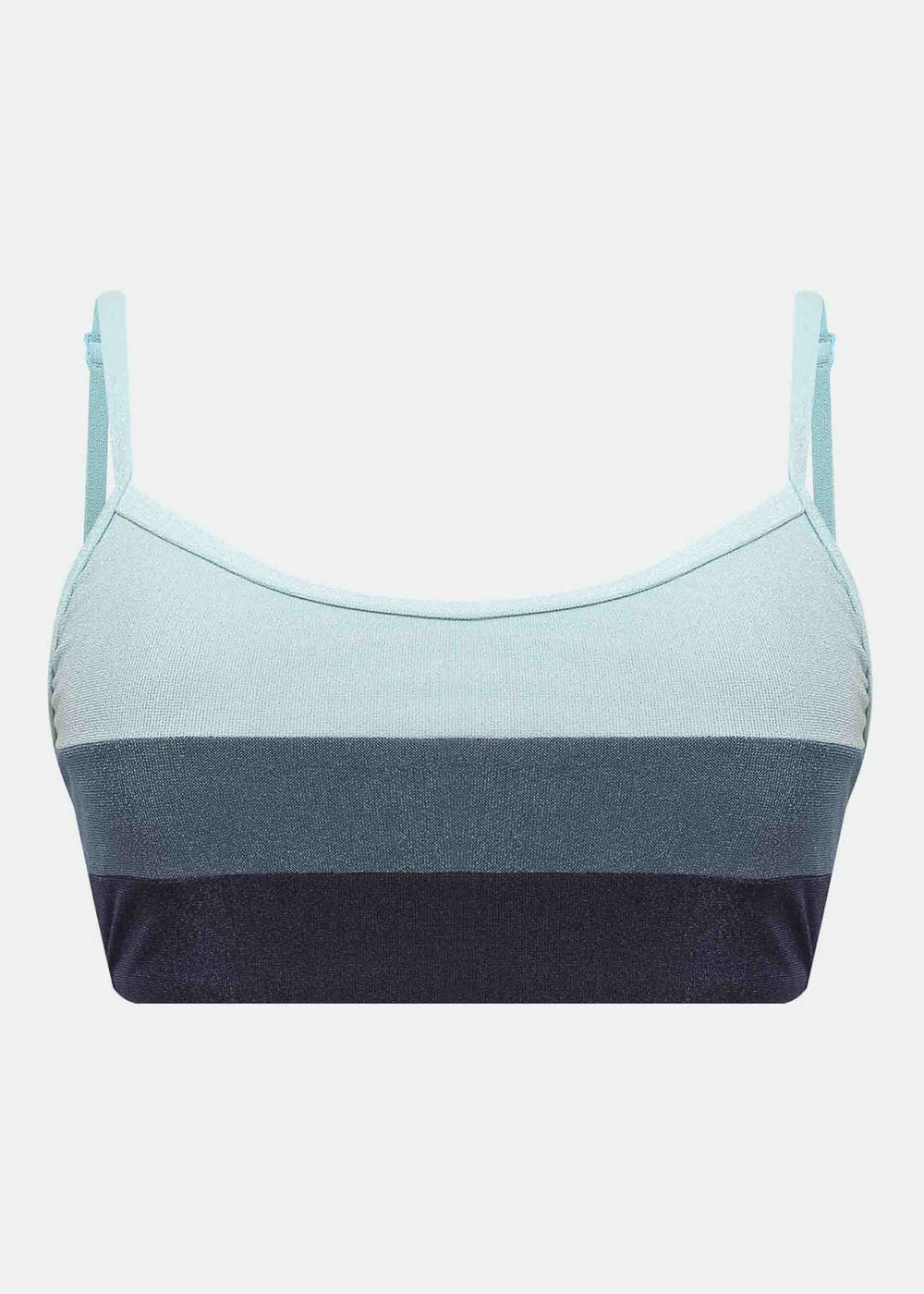 Sleeveless T-Shirt Cutout Bikini Top